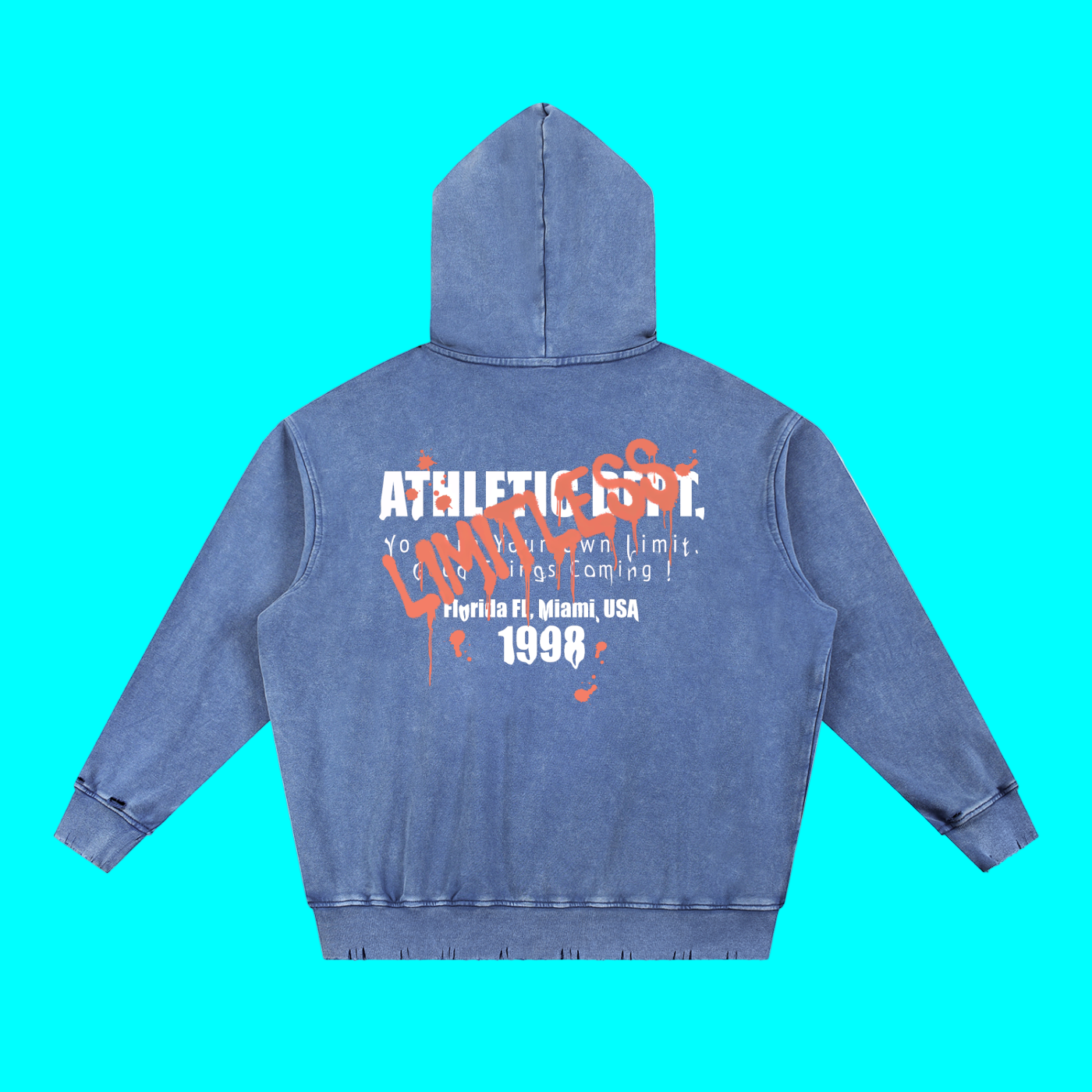 100% cotton FREEDOM. Limitless hoodie