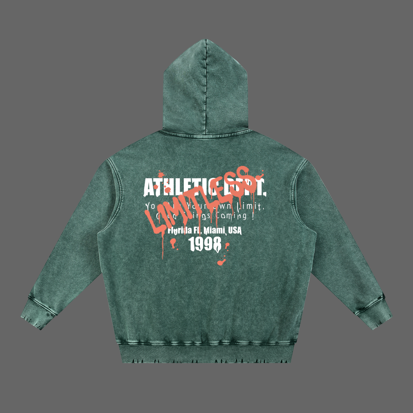 100% cotton FREEDOM. Limitless hoodie